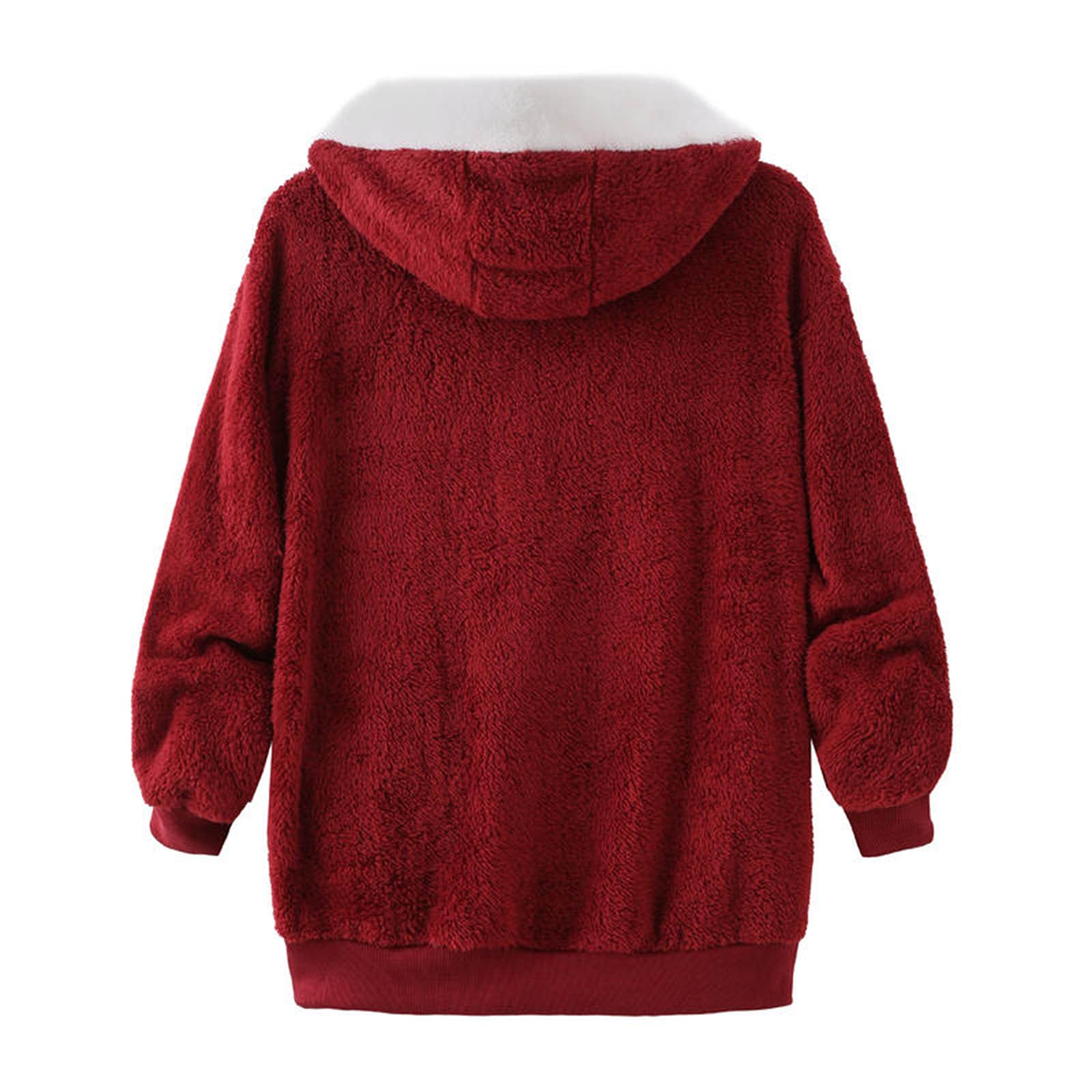 Women's Pink Zip Up Fleece Hoodie - Soft Fall Jacket with Hood for Teen Girls | Aesthetic Streetwear | Affordable Under $5 | Perfect for Casual Outfits, School, and Cozy Layering