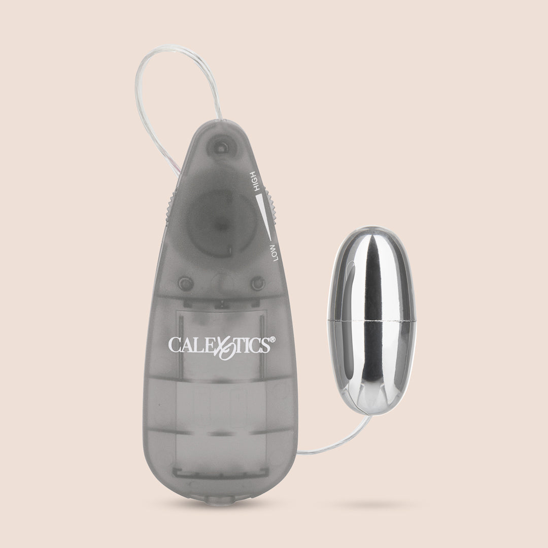 CalExotics Slim Teardrop Bullet Vibrator - Rechargeable Remote Control Egg Vibrator for Women | Discreet Personal Massager for Couples Play & Solo Pleasure