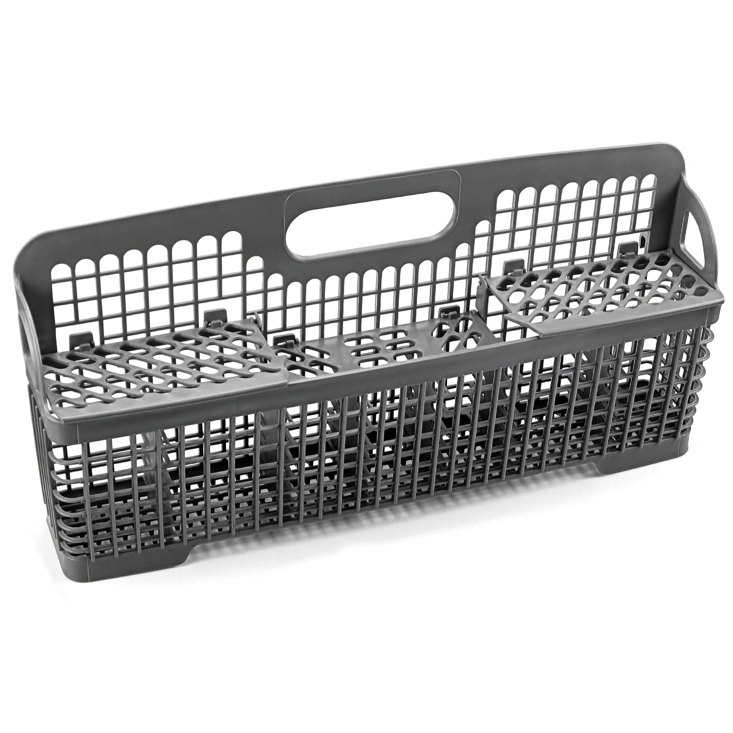 Upgraded Universal Dishwasher Silverware Basket Compatible with Whirlpool & Kitchenaid Dishwashers - Replaces 8531288, W10190415, AP6012898, PS11746119 - Perfect for Organizing Utensils in Your Kitchen