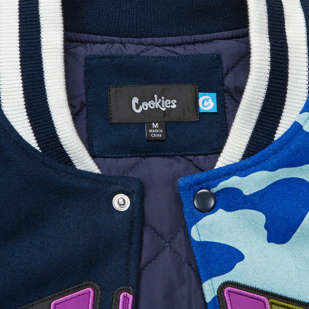 Vintage Letterman Jacket for Men - Classic Wool & Leather Varsity Coat - Perfect for High School, College & Casual Outfits