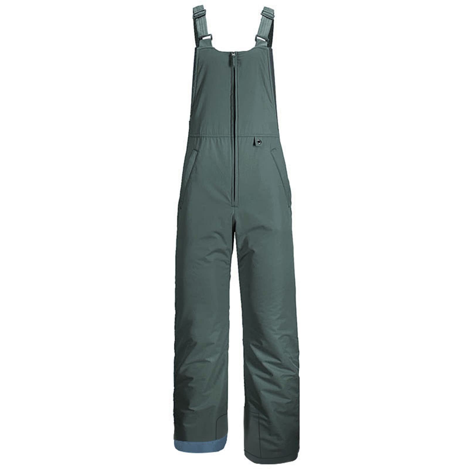 **LisenraIn Women's Waterproof Insulated Snow Bibs - Adjustable Strap, One-Piece Snowboard Overalls with Pockets for Skiing & Winter Sports**