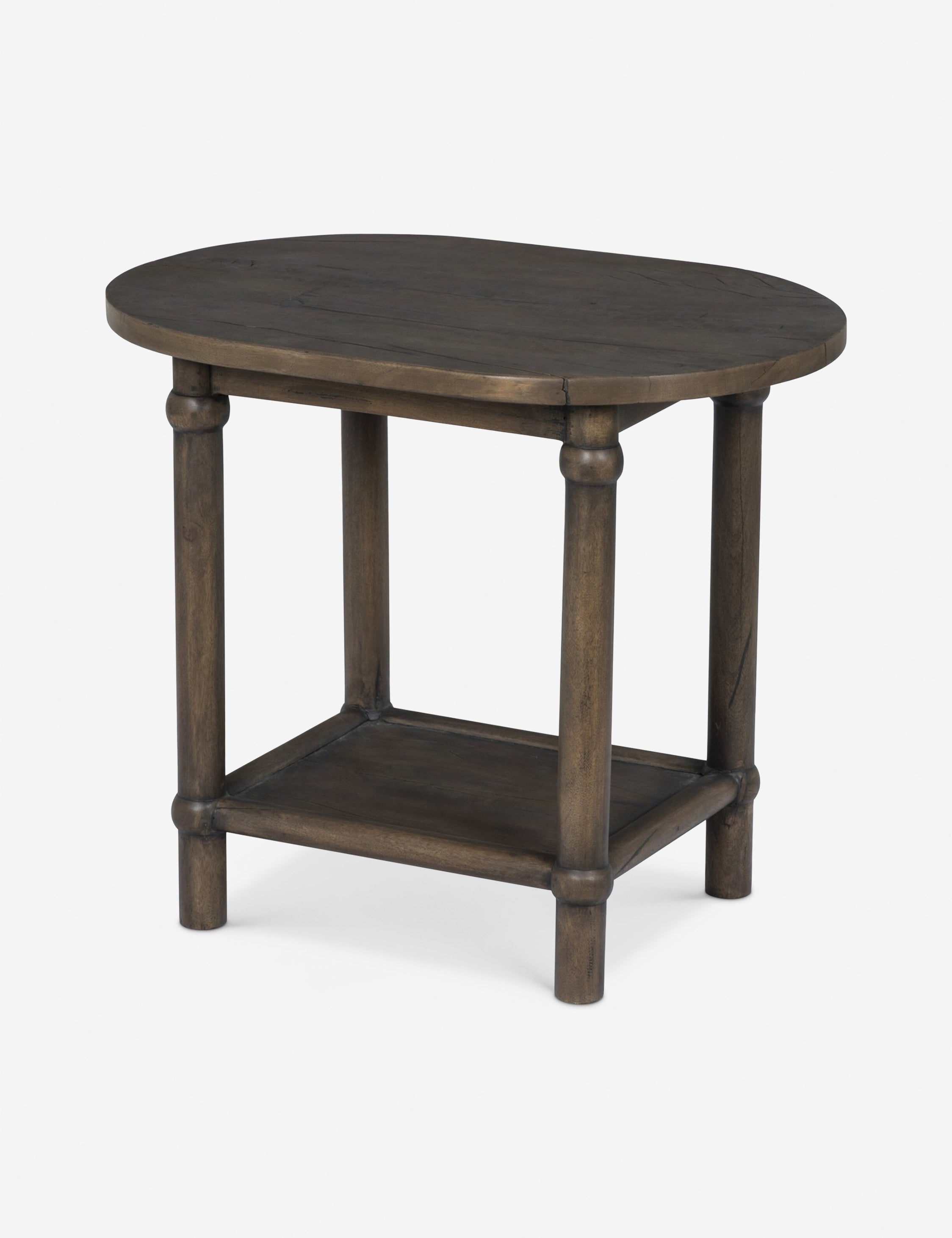 Charnes Side Table by Amber Lewis x Four Hands - Modern Wooden End Table for Living Room, Bedroom & Office - Stylish Home Decor Accent