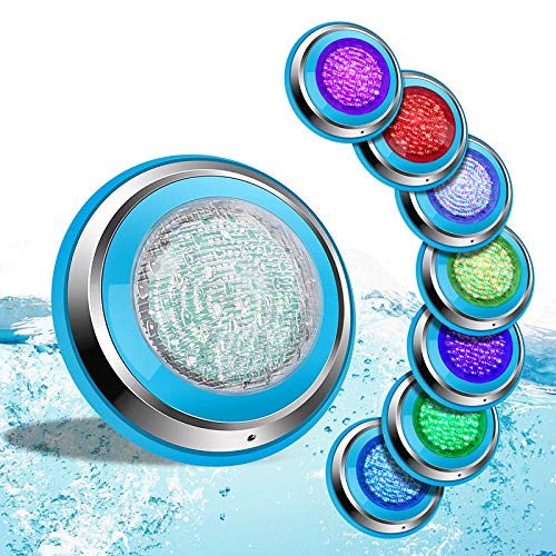 35W RGB LED Pool Lights with Remote - IP68 Waterproof Underwater Lights, 360 Color Changing LEDs for Pools, Ponds, Spas | Perfect for Backyard, Garden & Outdoor Decoration | AC12V Powered