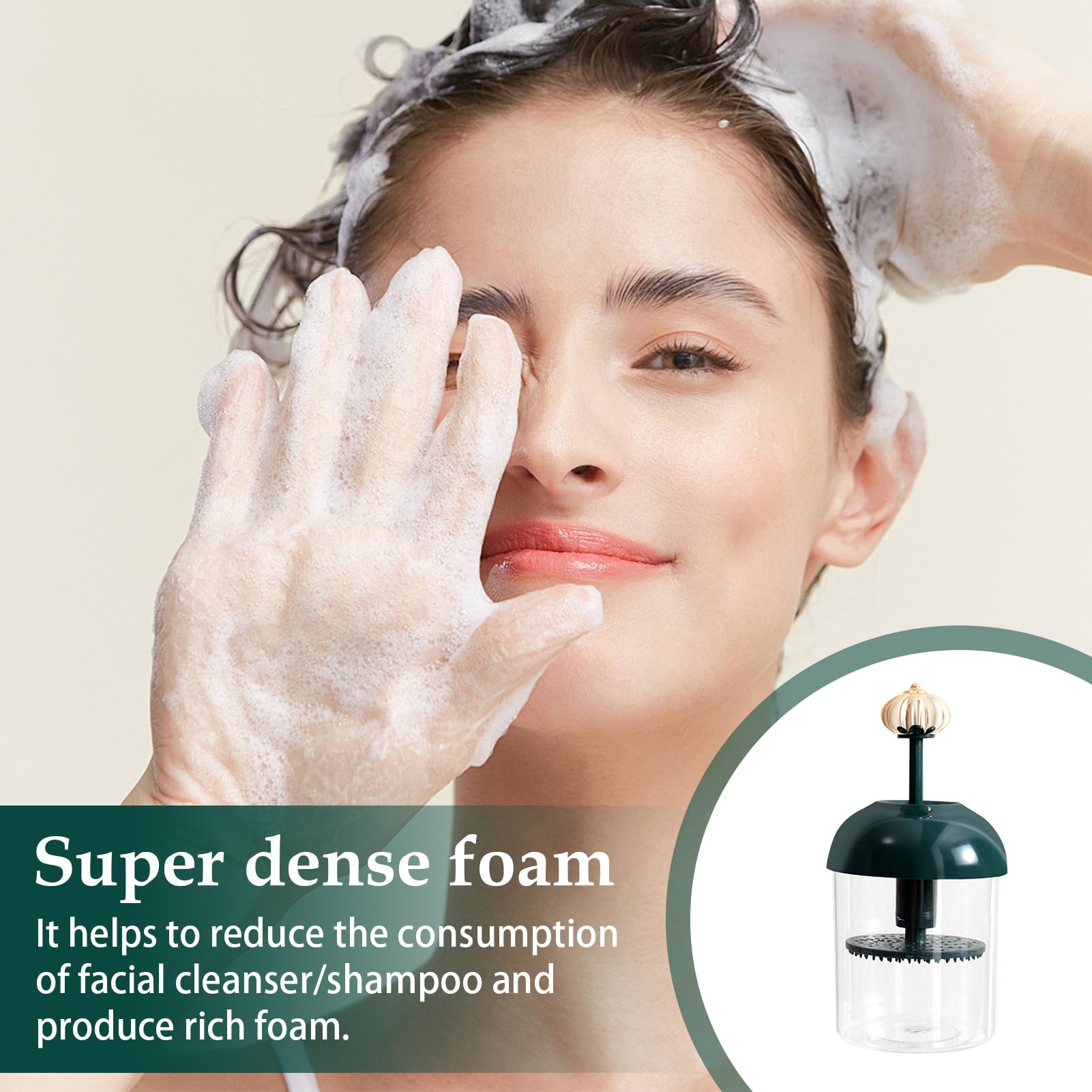 Awakentti Bubble Face Wash - Portable Foam Cleanser with Whisk for Gentle Skin Care | Travel-Friendly Foam Maker for Women | Perfect for Home & On-the-Go Use