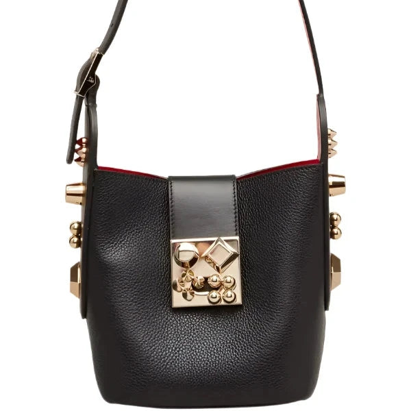 Christian Louboutin Carasky Mini Bucket Bag - Luxury Designer Crossbody Purse for Women | Perfect for Date Night, Parties & Evening Events