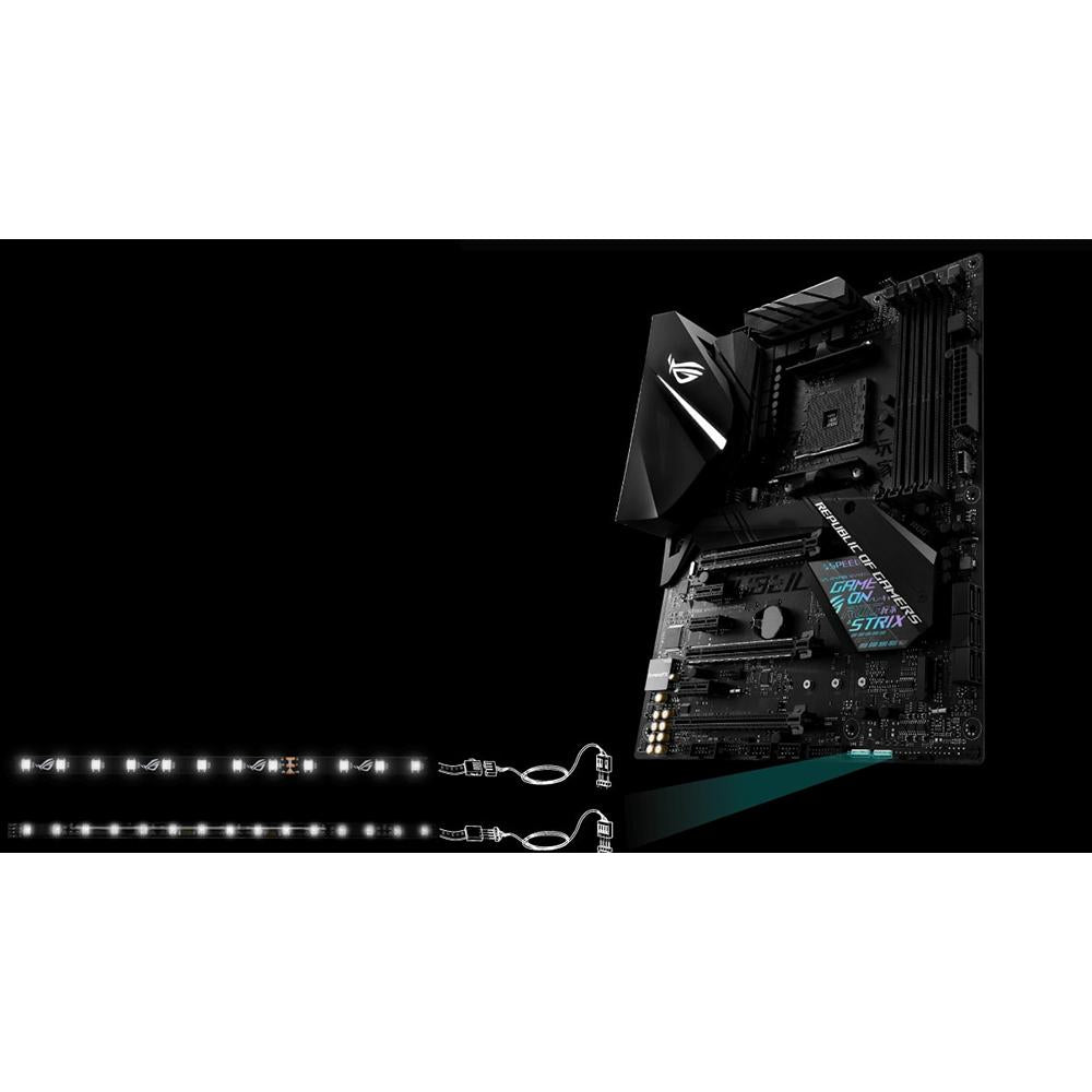 ASUS ROG STRIX X470-F Gaming Motherboard - AMD Ryzen 2 AM4 Socket, ATX, DDR4, Dual M.2, USB 3.1 Gen2 - Perfect for High-Performance Gaming PCs and Streaming Setups
