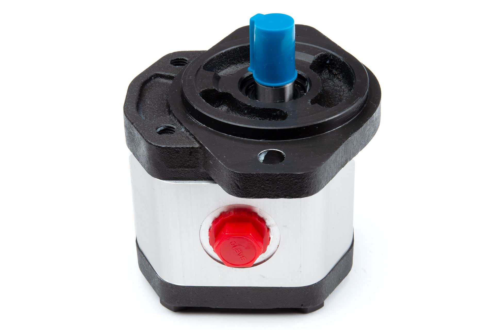 High Pressure Hydraulic Gear Pump - 3626 PSI, 4000 RPM, 0.389 CID, CW Rotation, 2-Bolt A Type, ⅝” Keyed Shaft, SAE 10 Outlet Ports - Ideal for Log Splitters, Construction Equipment, and Industrial Machinery (Model: 252431)