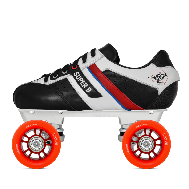 Bont Super B Tracer Speed Skates - Premium Inline Speed Skating Package for Racing & Training | Perfect for Indoor & Outdoor Track Competitions