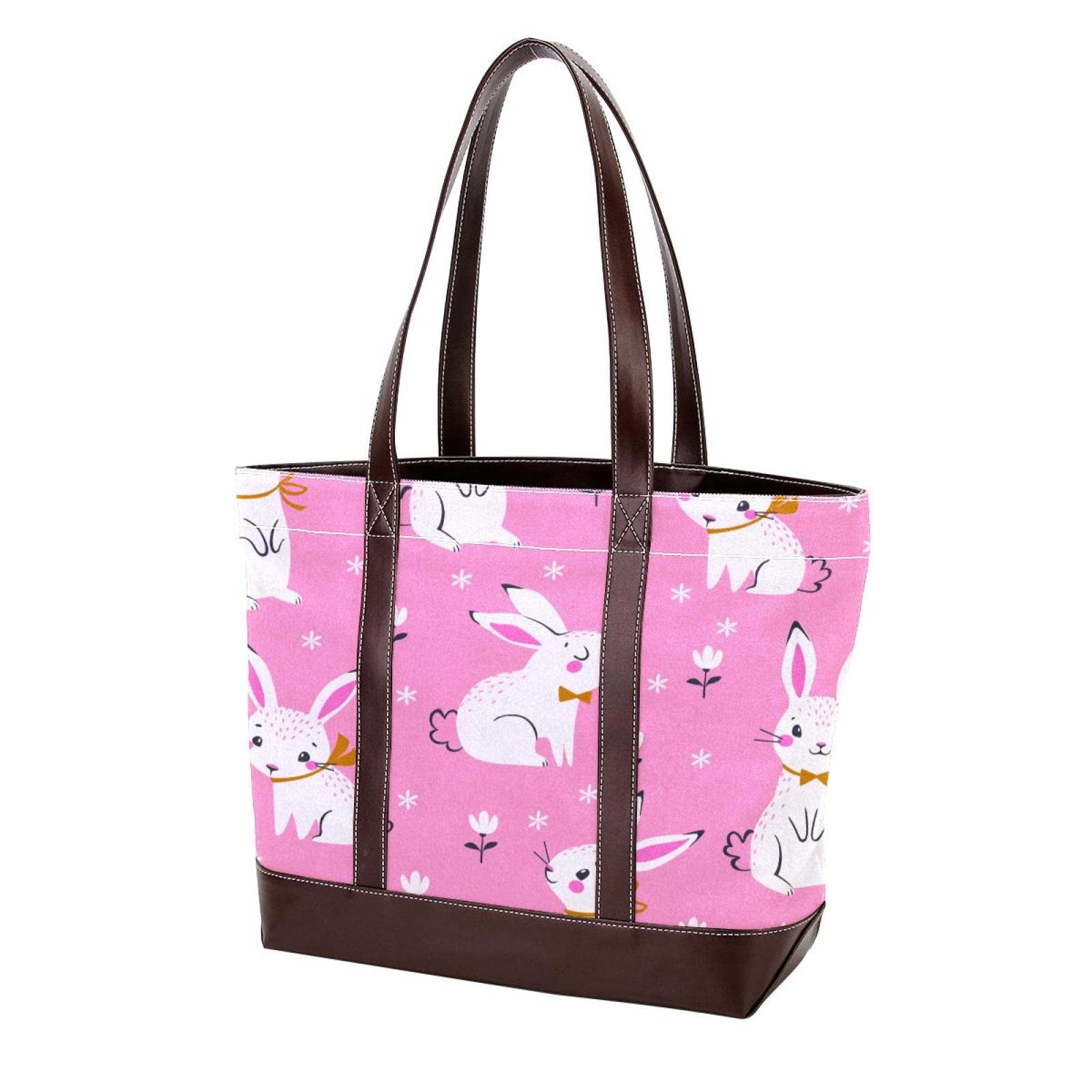 Marine Cartoon Lifeline Tote Bags for Women - Large Leather Canvas Shoulder Bag, Top Handle Satchel Purse | Perfect for Beach, Travel & Everyday Use