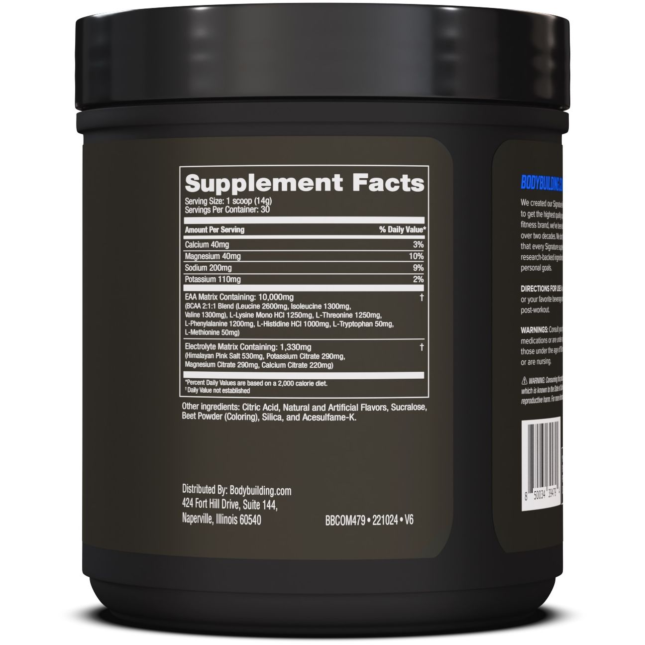 Bodybuilding.com Signature Essential Amino Acids (EAA) Supplement - Pre & Post Workout Recovery for Muscle Growth & Performance Enhancement