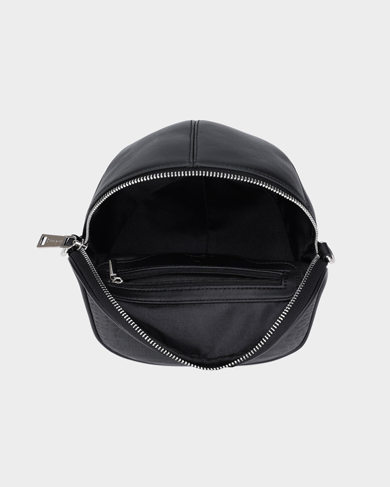 Stylish Black Baseball Cap Design Bag - Trendy Unisex Sports & Travel Accessory for Gym, Hiking, and Everyday Use