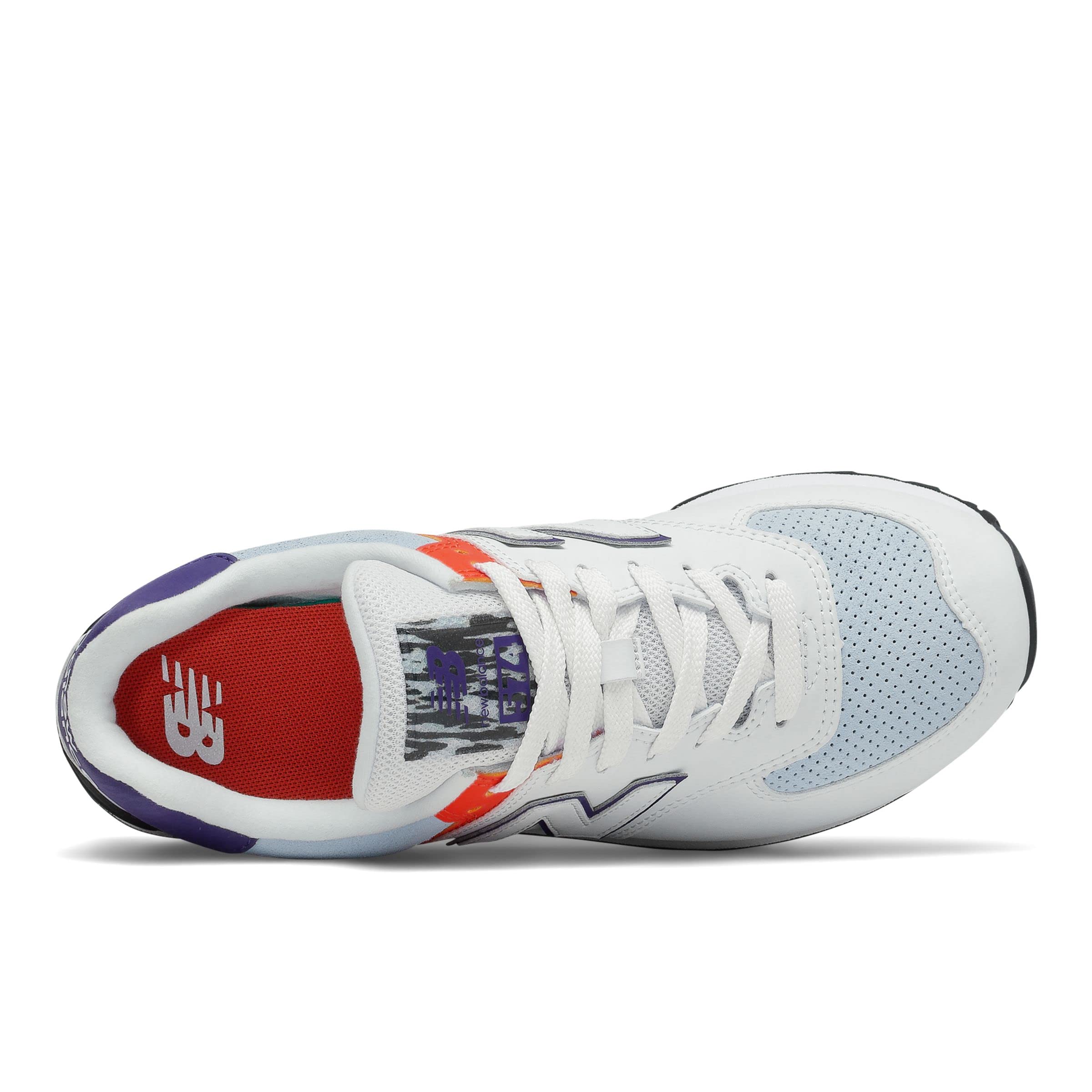 New Balance Women's Fresh Foam Low-Top Running Sneakers - White Ghostpepper - Size 7 | Lightweight Comfort for Jogging, Gym Workouts & Casual Wear