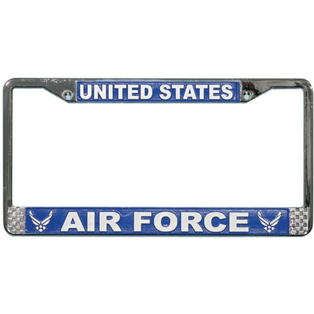 US Air Force License Plate Frame - Military Car Accessories for Veterans & Patriotic Drivers - Perfect for Trucks, Cars & Motorcycles