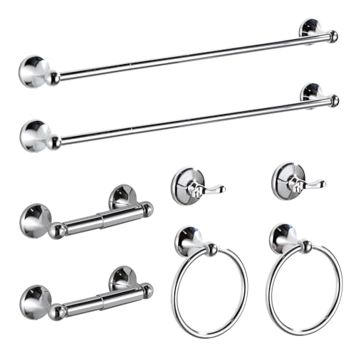 8 Pcs Chrome