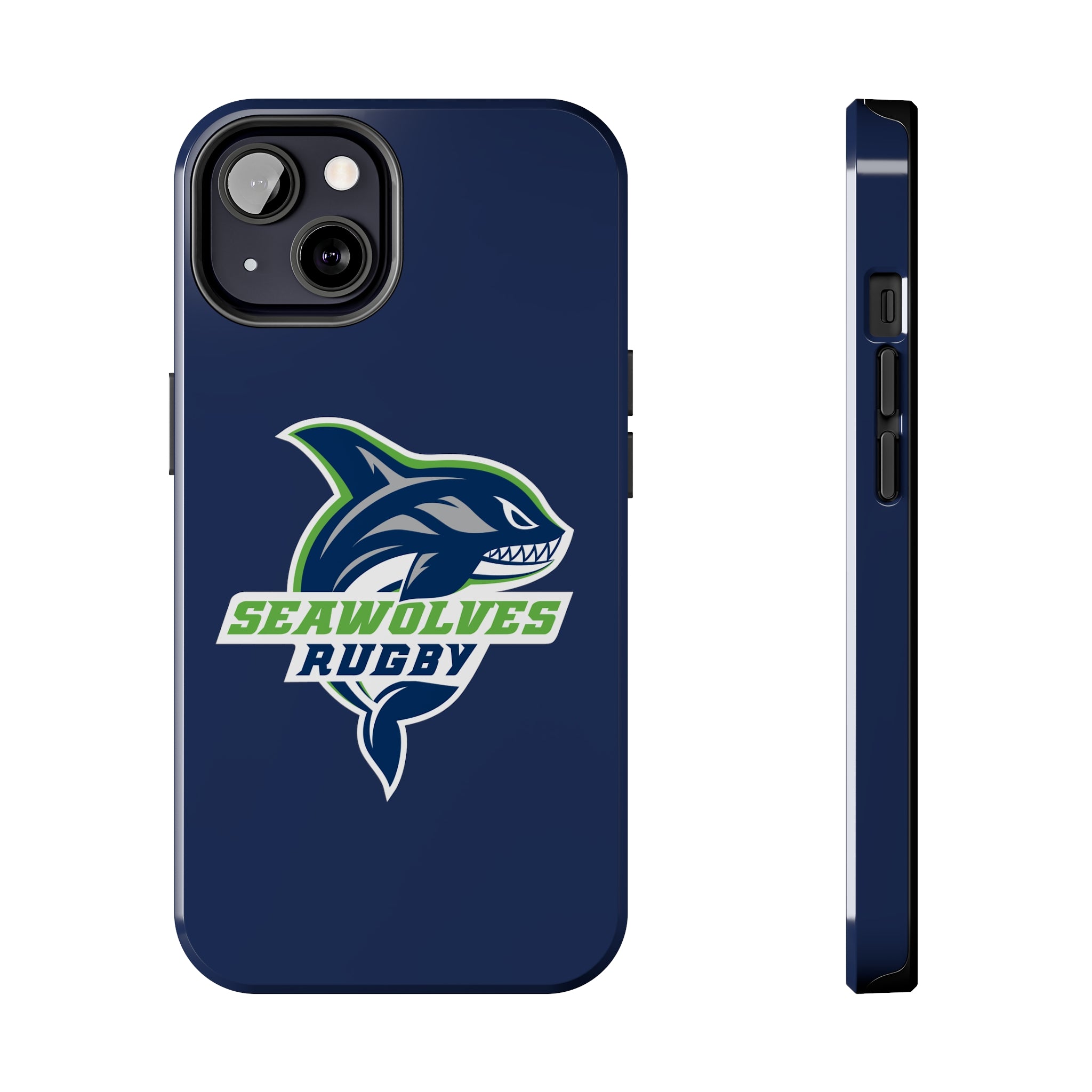 Seawolves Navy Rugged Phone Case - Shockproof & Durable Protection for iPhone & Samsung - Perfect for Outdoor Adventures, Work & Daily Use