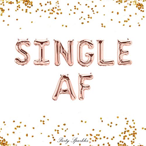 Single AF Letter Balloons - 14