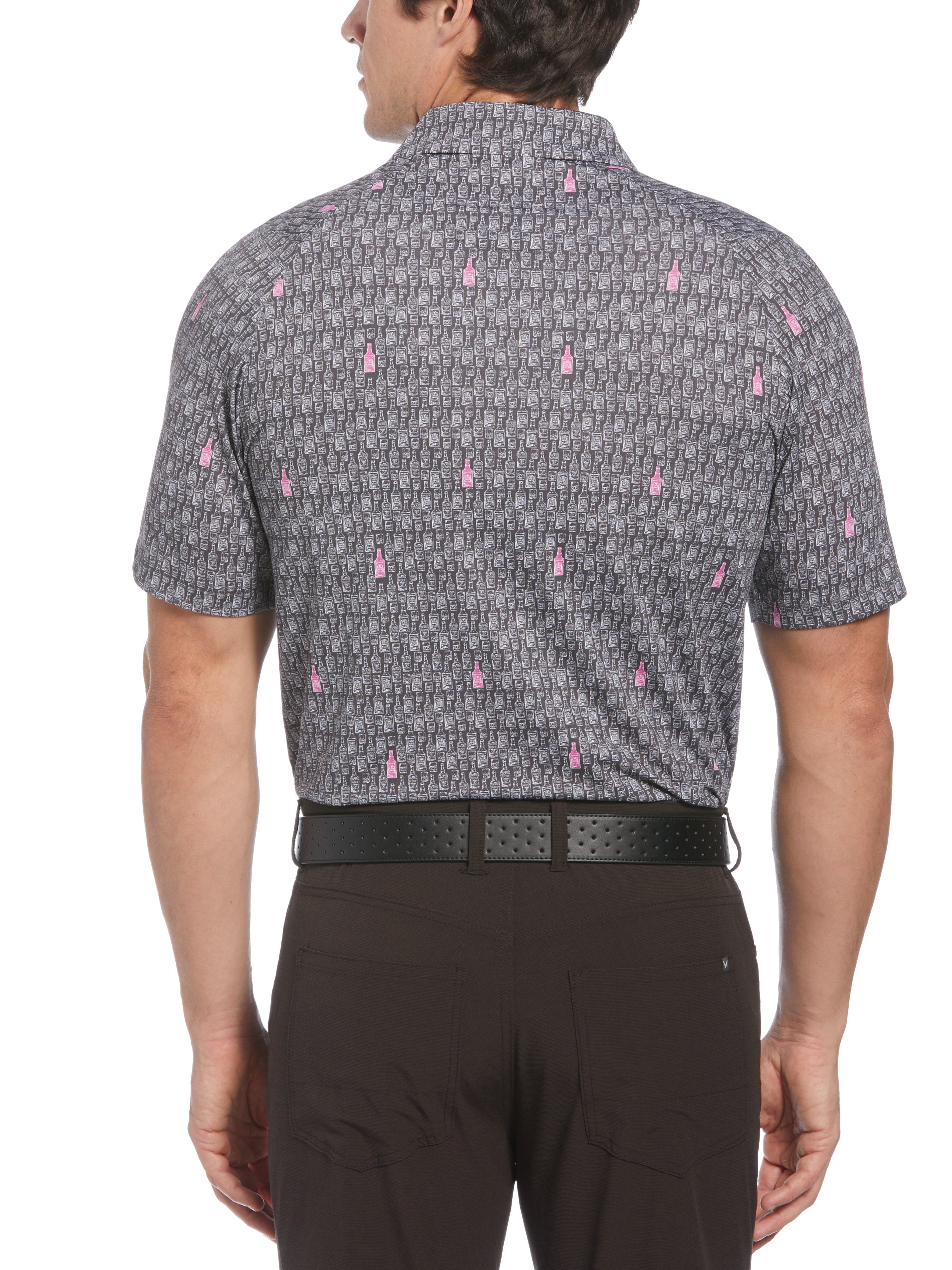 Men's Novelty Print Golf Polo Shirt - Comfortable & Stylish for Golf, Casual Wear & Outdoor Activities
