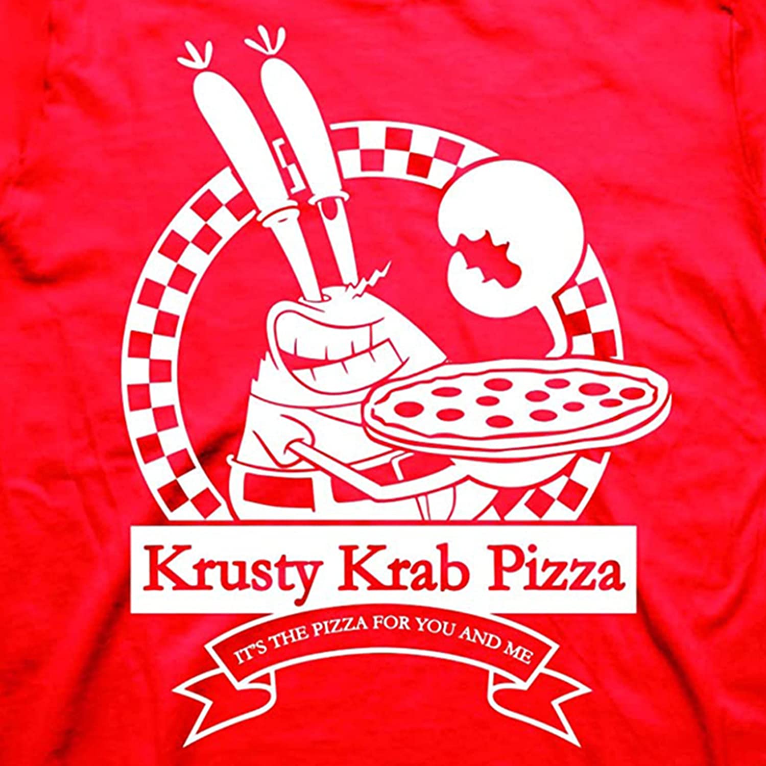 Men's SpongeBob SquarePants Classic T-Shirt - Cartoon Character Tee with SpongeBob, Patrick & Krusty Krab Design | Casual Wear, Gift for Fans, Cosplay Costume
