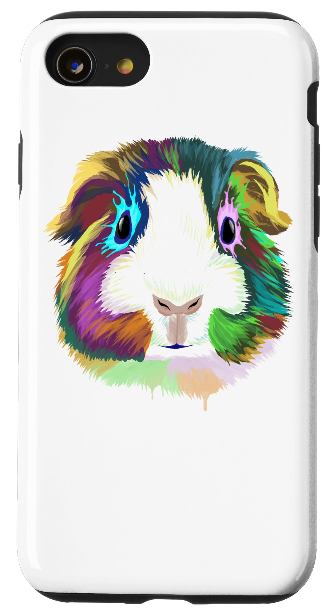iPhone SE (2020) / 7 / 8 Shockproof Guinea Pig Case - Cute Animal Design Protective Phone Cover for Pets Lovers - Perfect for Daily Use, Travel & Outdoor Adventures