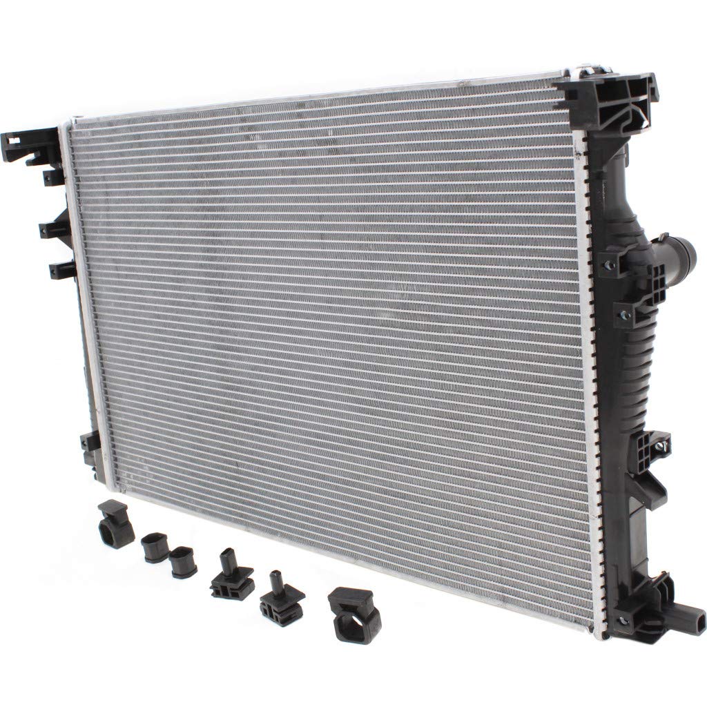 Chrysler 200 Radiator Replacement 2015 2016 2017 - Compatible with 2.4L & 3.6L Engine Models - Single Fan 1-Row Core Aluminum Plastic Tank - Part# CH3010363 68229284AB - Perfect for Cooling System Repairs & Maintenance