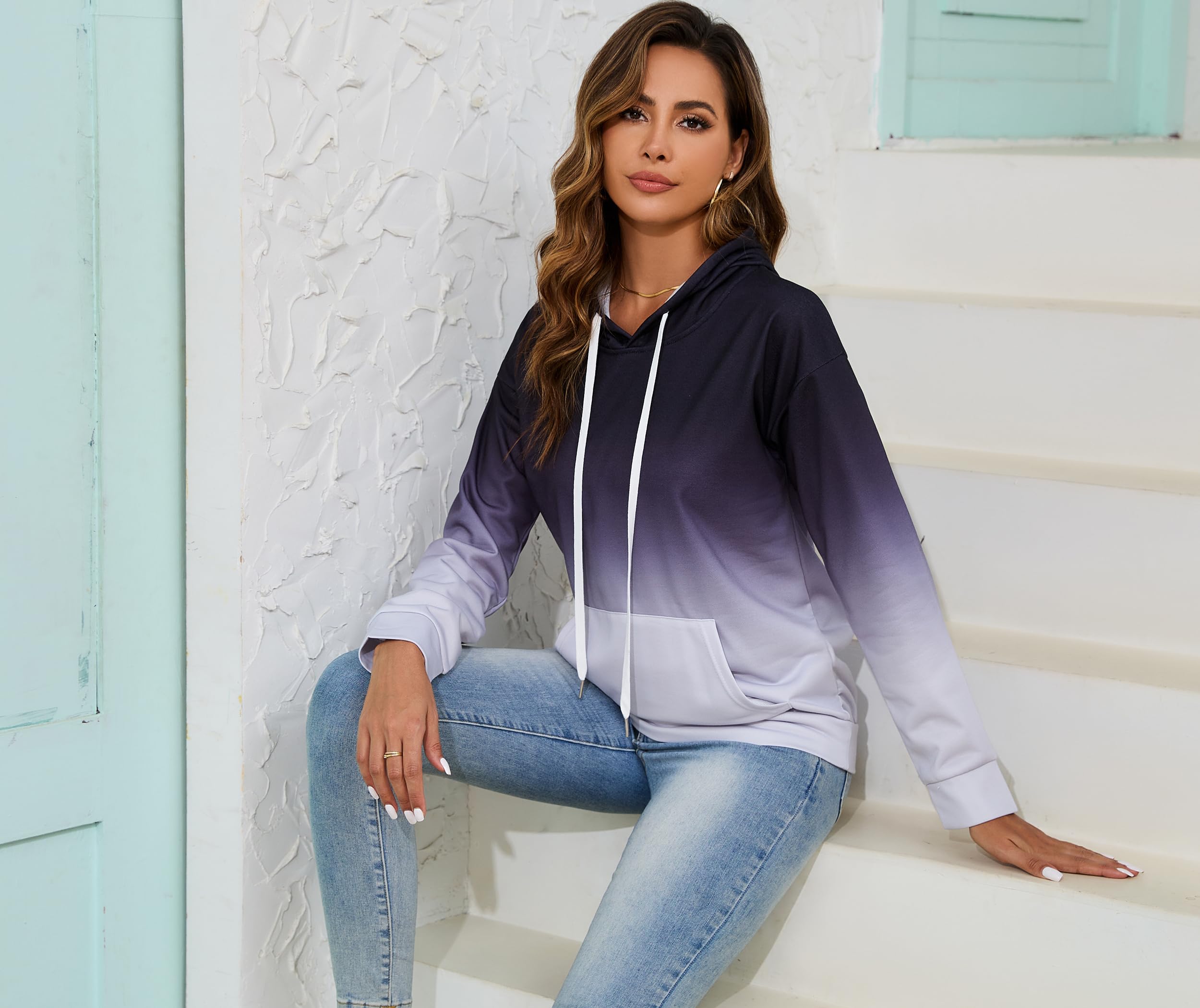 Tie Dye Hoodies for Women & Teen Girls - Soft Pullover Sweatshirts for Winter & Fall Fashion | Cozy Loungewear, Casual Outfits & Streetwear Style