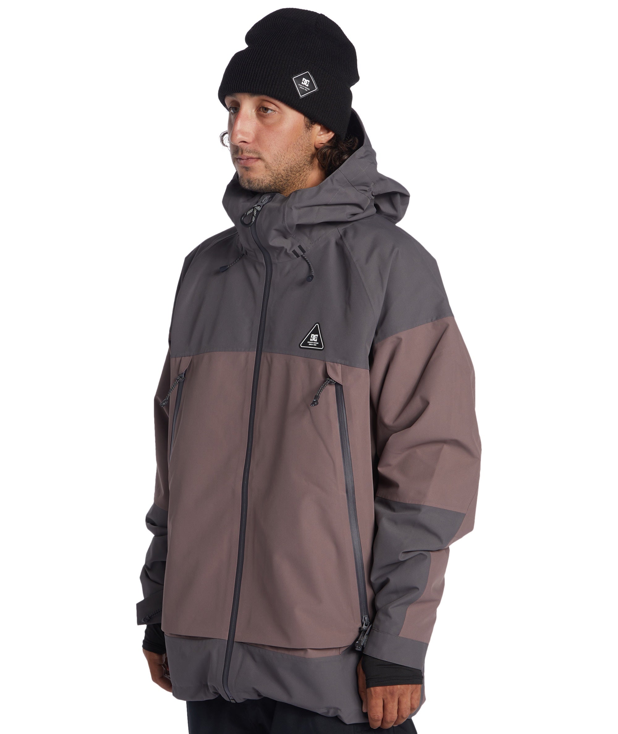 DC Intel 30K Men's Winter Jacket 2025 - Waterproof Windbreaker with Fleece Lining for Outdoor Activities, Hiking & Camping