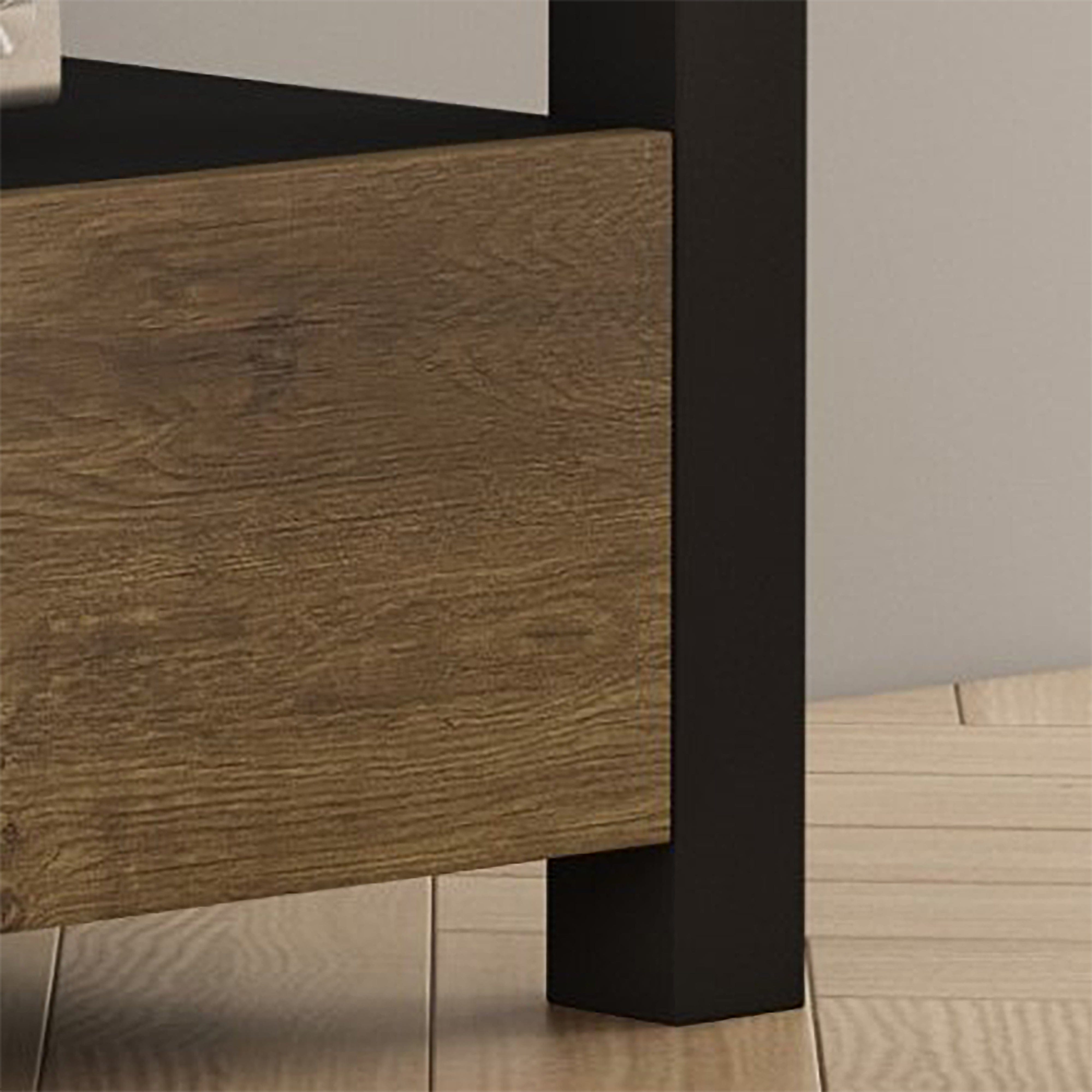 VOODOO Dark Oak Entertainment Unit by Tauris - Stylish TV Stand for Living Room, Home Theater & Media Storage