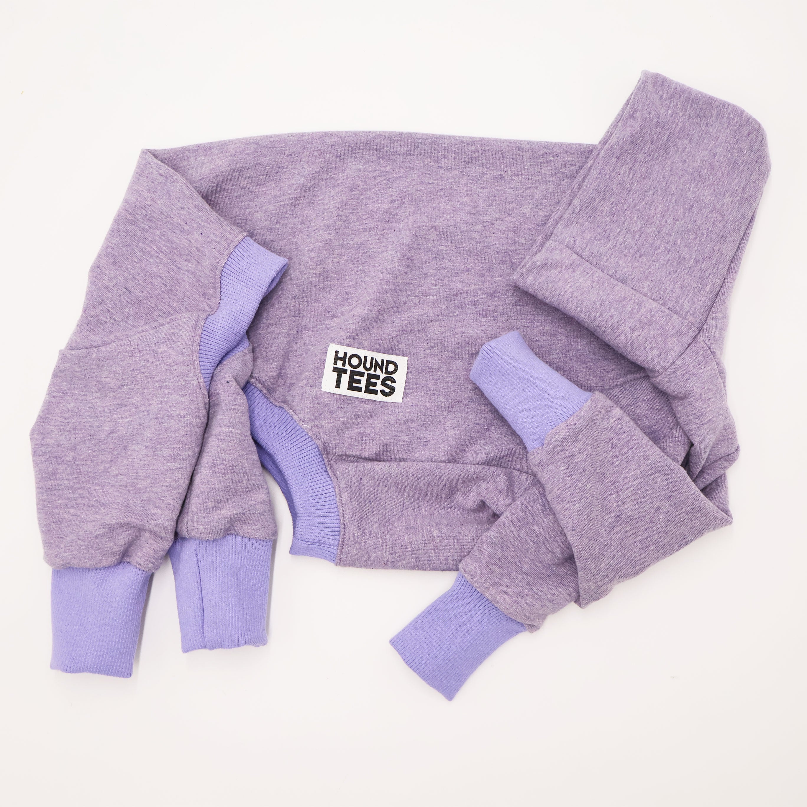 Lilac Whippet Long Underwear Thermal Base Layer for Women & Men - Soft Fleece Lined Winter Pajamas for Cold Weather, Sleeping, Lounging & Outdoor Activities