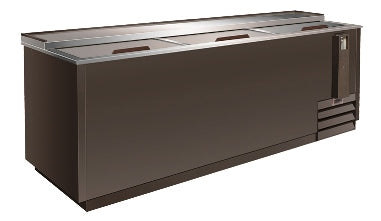 95HC Horizontal Bottle Cooler with Three Lids - Insulated Beverage Chiller for Parties, Picnics & Outdoor Events | Servware BC-95HC (NRE 009033)