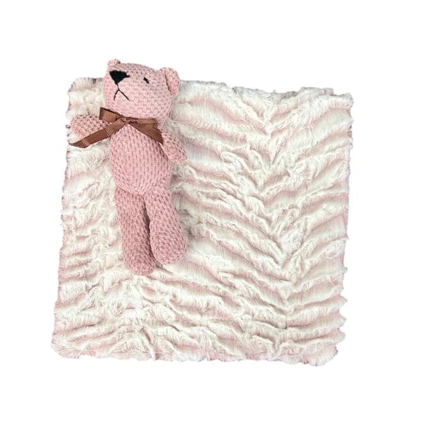 Zandino Couture Soft Baby Security Blanket - Ultra Comfortable & Breathable for Newborns & Toddlers - Perfect for Naptime, Travel & Soothing Fussy Babies