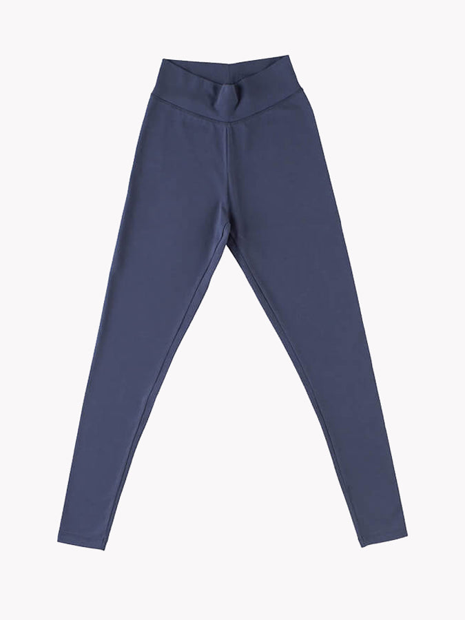 Organic Cotton Stretch Yoga Leggings for Women - High Waist Thick Workout Pants - Perfect for Yoga, Pilates, Gym & Lounge Wear