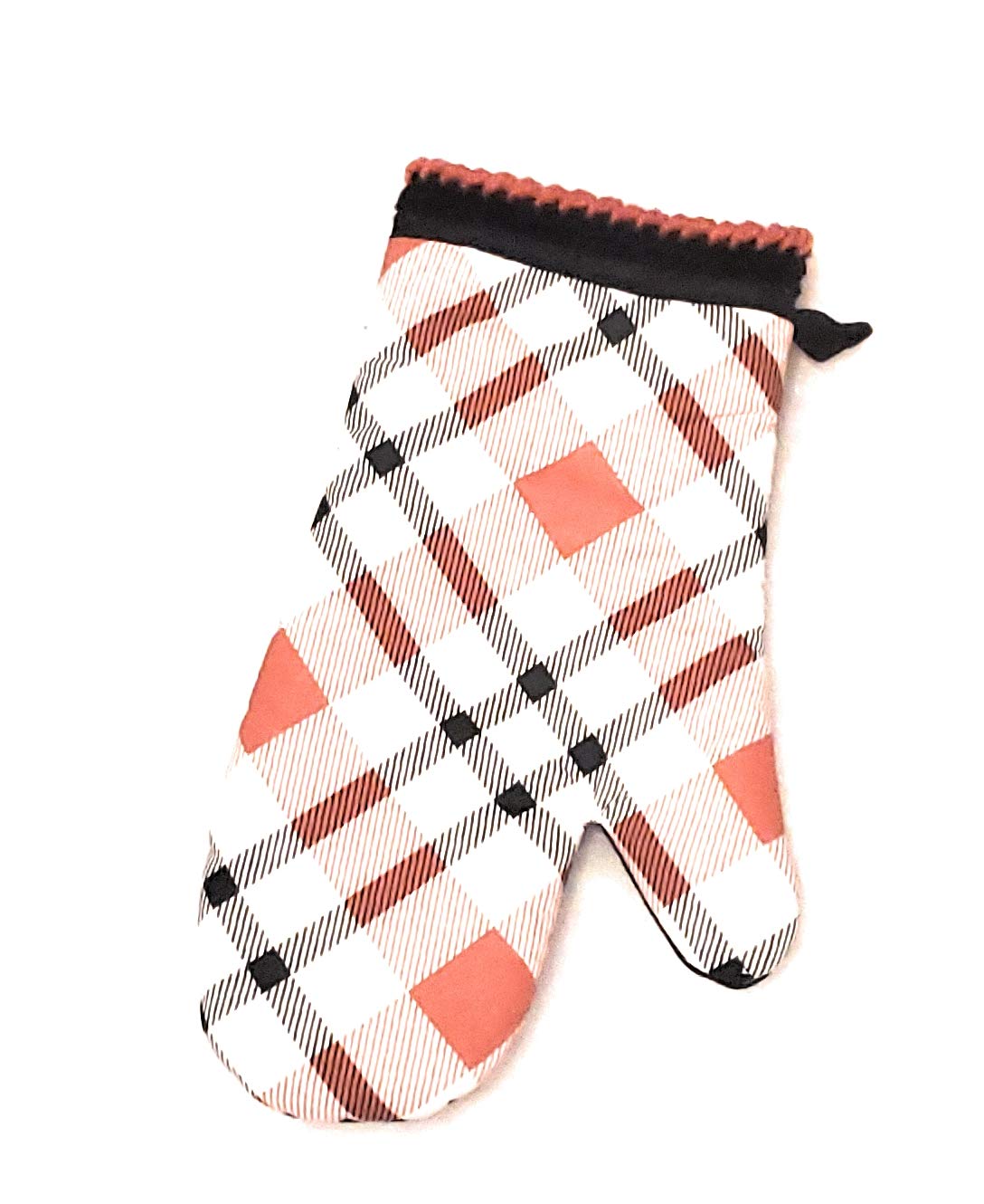 Farmer's Market 3-Piece Kitchen Set - Crochet Top Hanging Towel, Pot Holder & Oven Mitt with Decorative Trim for Farmhouse Style Cooking & Baking
