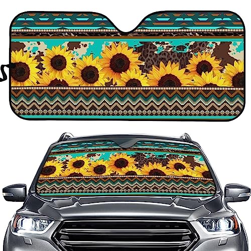 Aztec Sunflower Leopard Print