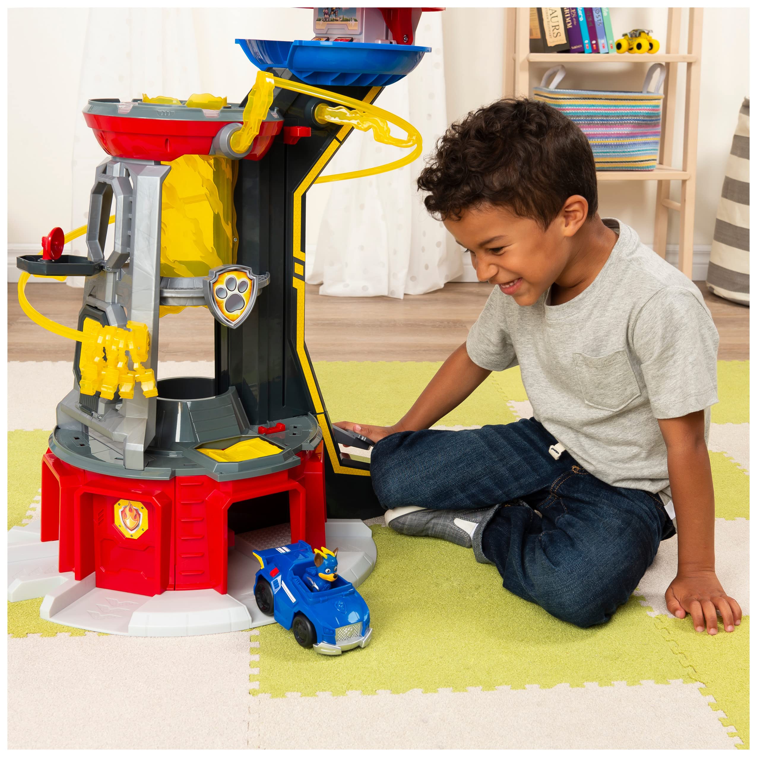 Paw Patrol Mighty Pups Super Paws Lookout Tower Playset with Lights & Sounds - Interactive Action Toy for Kids Ages 3+ | Role Play, Adventure & Gift Idea for Toddlers & Preschoolers