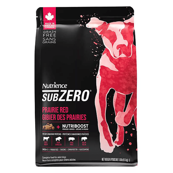 Nutrience SubZero Prairie Red High Protein Dry Dog Food - Grain-Free, Natural Ingredients for Active Dogs - Perfect for Large Breeds & Outdoor Adventures