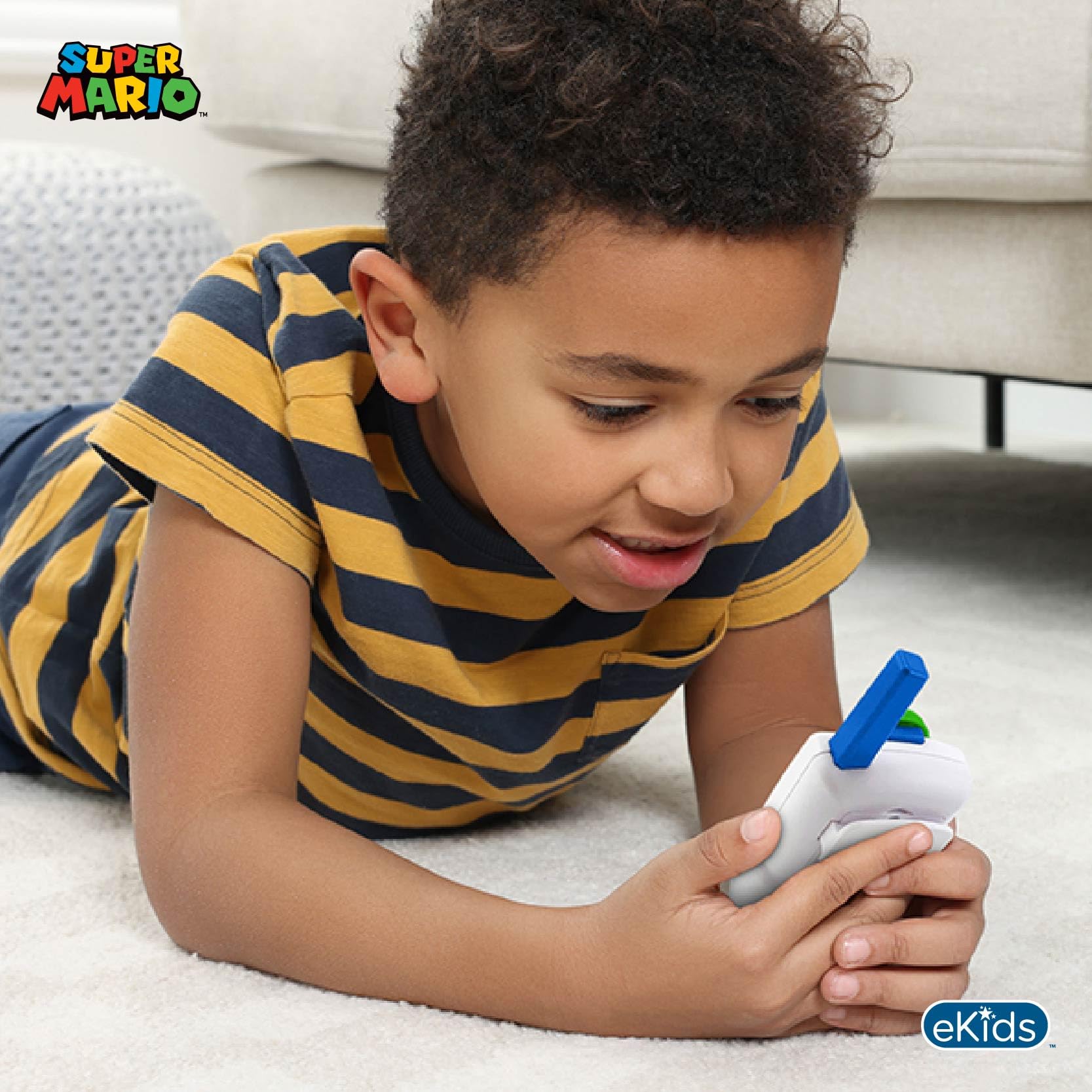Super Mario Bros Walkie Talkies for Kids - Long Range Two Way Radios with Static-Free Communication - Perfect for Indoor & Outdoor Play, Adventures, and Family Fun - Ideal for Ages 3+
