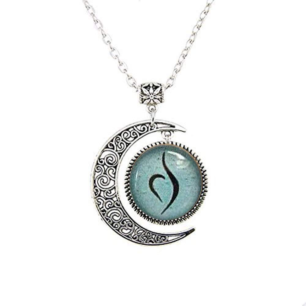 Eating Disorder Recovery Necklace - Anorexia & Bulimia Awareness Jewelry - Inspirational Moon Pendant for Mental Health Support - Perfect for Self-Care, Therapy Sessions & Recovery Gifts