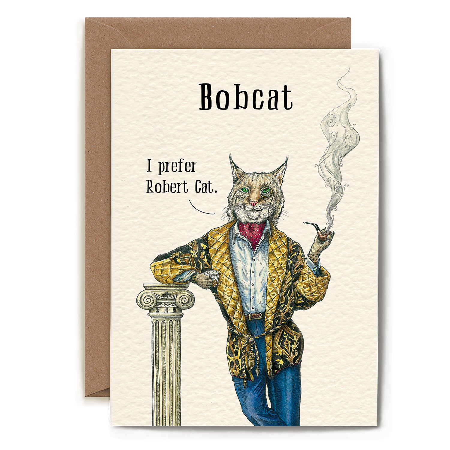 Original Bobcat Greeting Card - Perfect for Birthdays, Anniversaries & Special Occasions - Ideal for Wildlife Lovers & Outdoor Enthusiasts