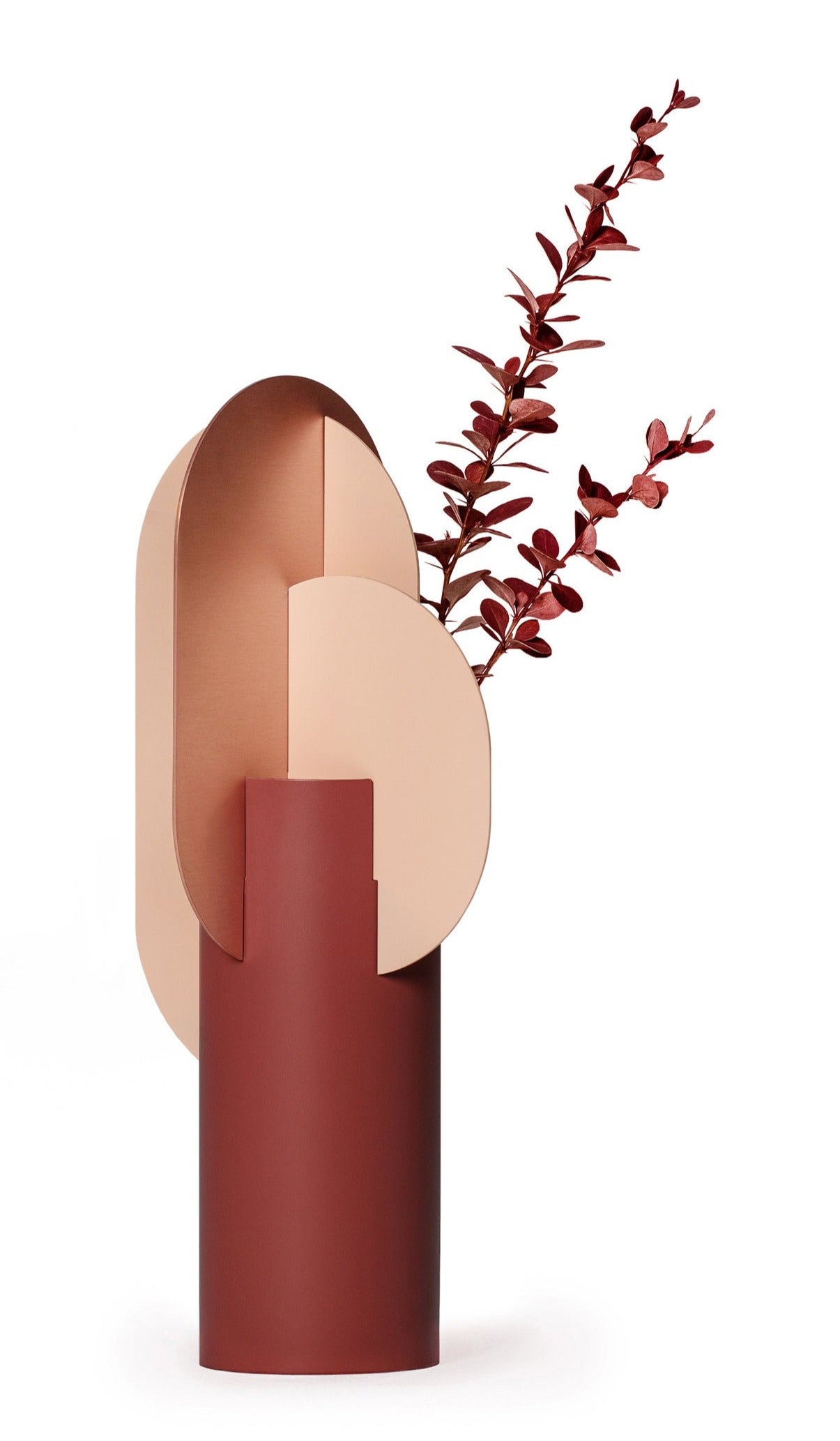 Noom Ekster Vase CS7 - Modern Ceramic Home Decor for Living Room, Bedroom & Office | Perfect for Flowers, Centerpieces & Interior Design