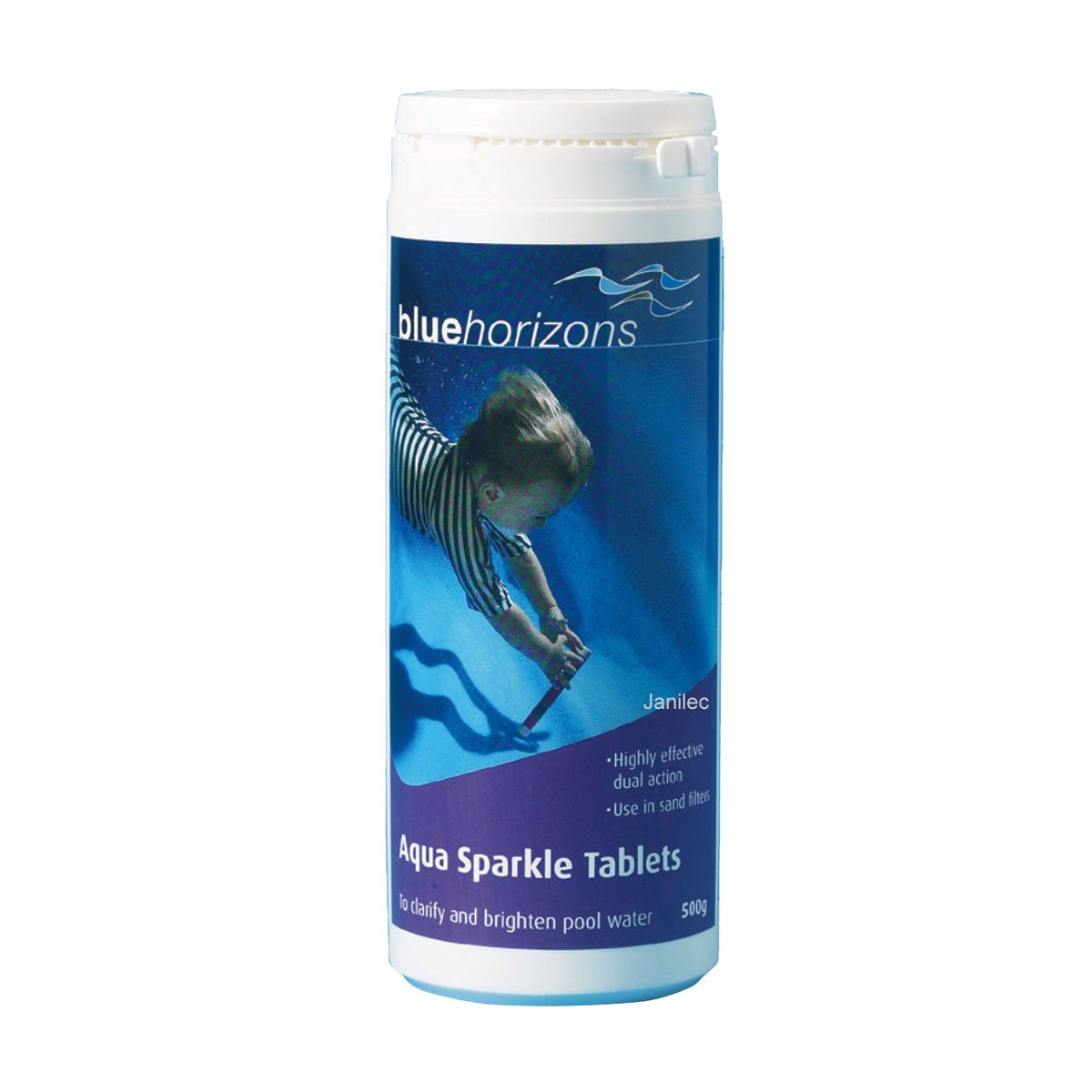 CPC BWP248-05 Blue Horizons Aqua Sparkle Pool Flocculant Tablets 500g - Crystal Clear Swimming Pool Water Treatment for Cloudy Water & Algae Control