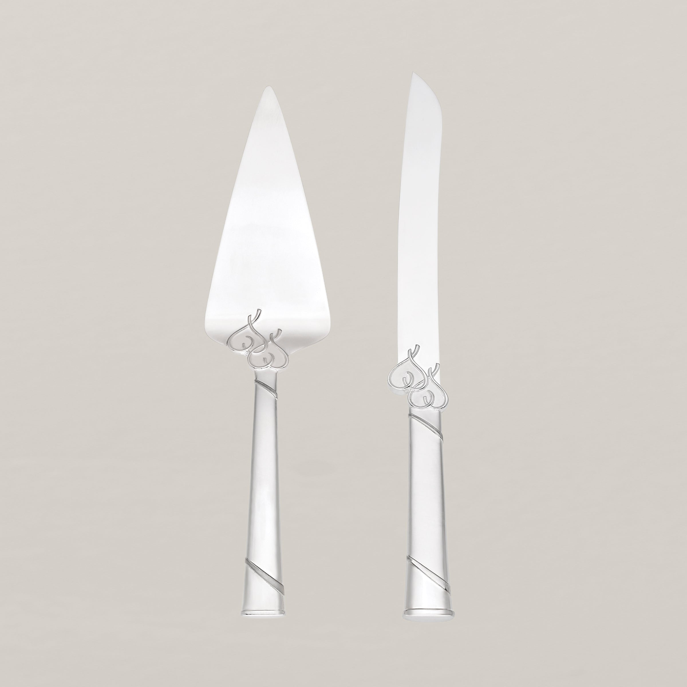 True Love Cake Knife & Server Set - Elegant Wedding Cake Cutting Utensils for Ceremonies, Anniversaries & Special Celebrations