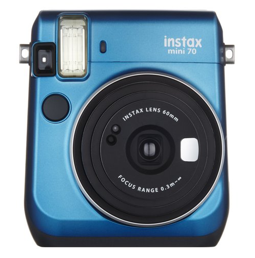 Fujifilm INSTAX Mini 70 Instant Film Camera (Island Blue) - Portable Instant Camera for Travel, Parties & Memories - Perfect for Weddings, Birthdays & Selfies