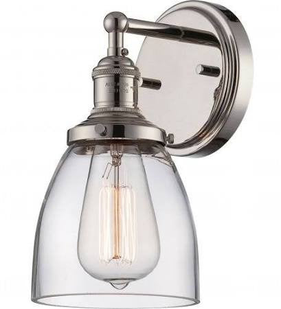 Vintage Wall Sconce Light Fixture - Antique Brass Open Box - Perfect for Bedroom, Living Room & Hallway Decor