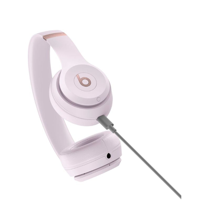 Beats Solo 4 Wireless On-Ear Headphones - Pink | Bluetooth Headset for Gym, Travel & Music Lovers