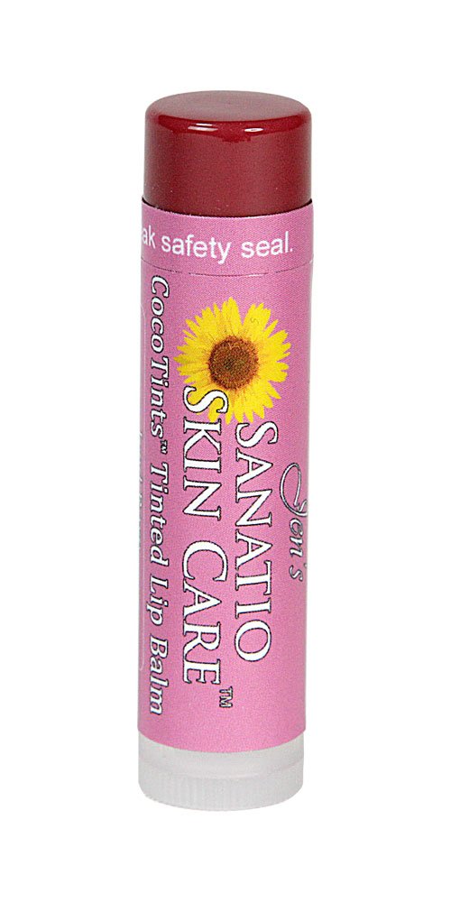Sanatio Skin Care CocoTint - Iced Rose Tinted Lip Balm with Natural Moisturizers | Hydrating & Nourishing Lip Care for Dry Lips | Perfect for Daily Use, Makeup Looks & On-the-Go Application