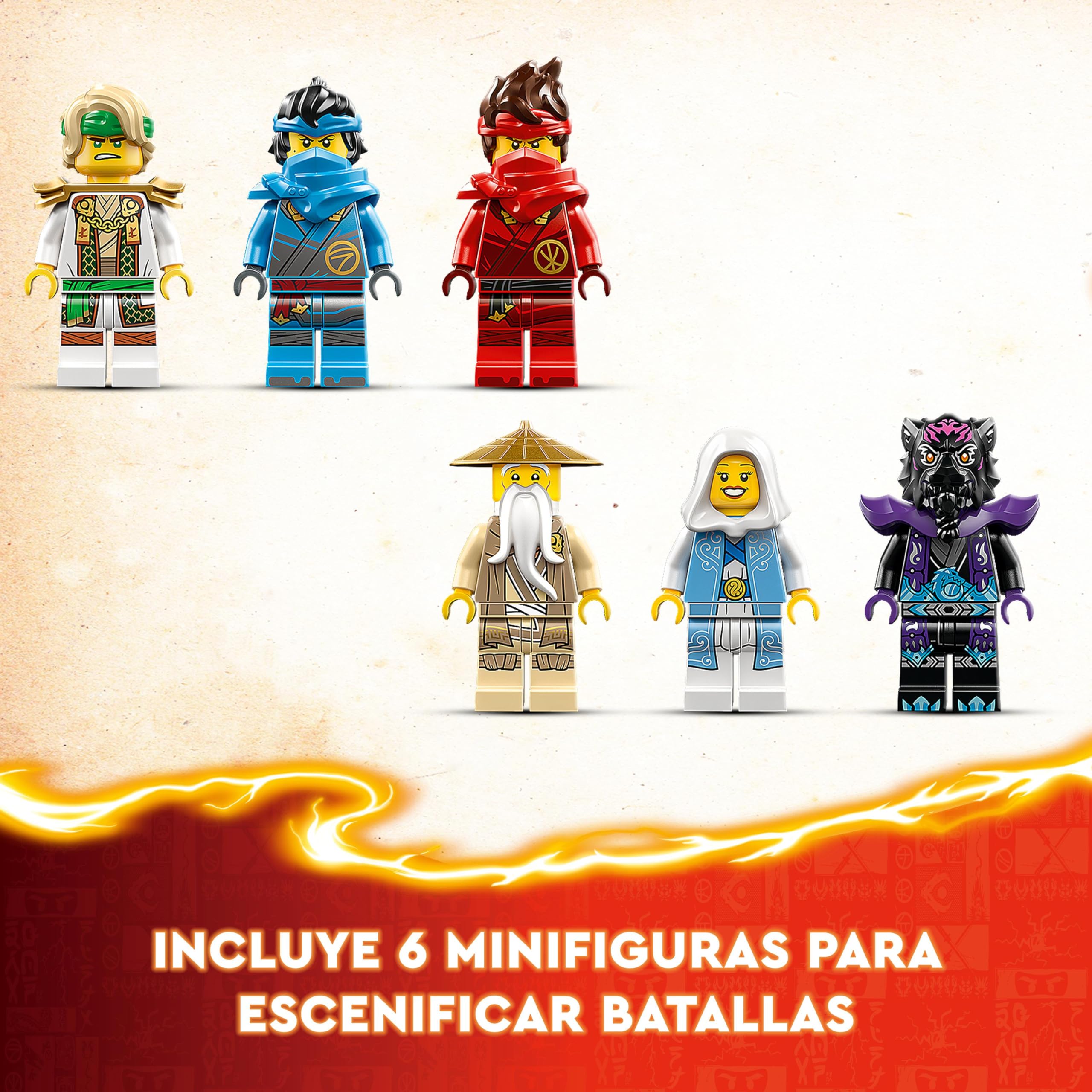 LEGO Ninjago Dragon Stone Sanctuary Building Set with 6 Ninja Minifigures - Adventure Play & Display Model - Gift for Kids Ages 13+ (71819) | Perfect for Role-Playing Battles & Collector's Showcase