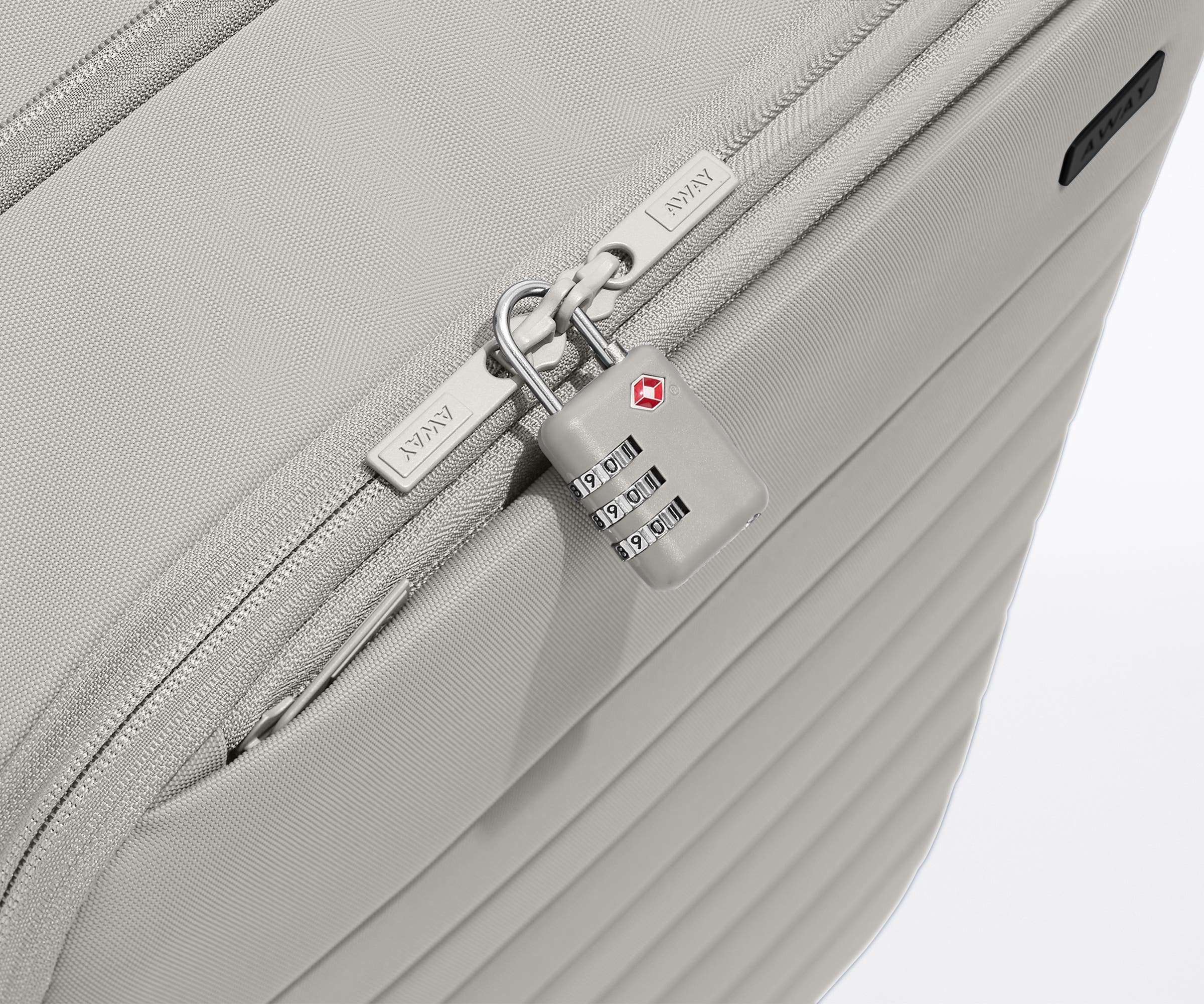 Softside Carry On Luggage in Cloud Gray - Lightweight & Durable Travel Suitcase for Airplane Cabin & Weekend Trips