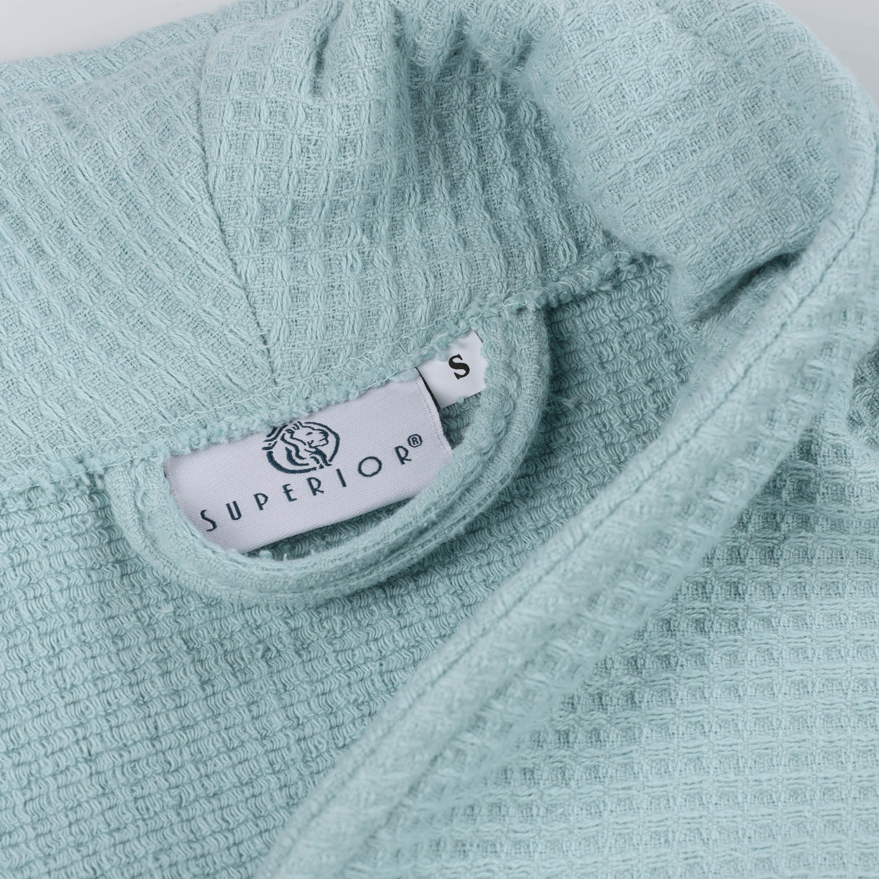 Premium Waffle Weave Cotton Bathrobe - Ultra Soft, Lightweight & Oversized Unisex Robe for Men & Women | Perfect for Spa, Lounge & Post-Shower Comfort