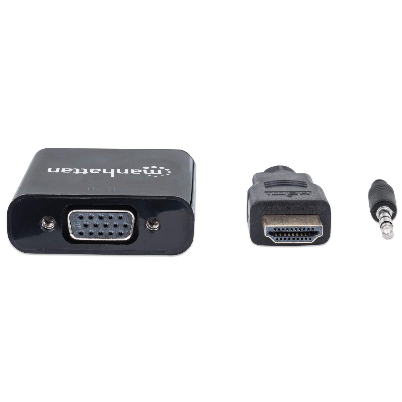 HDMI to VGA Adapter Converter - 1080P Full HD Video Audio Cable for PC Laptop TV Monitor Projector - Connect HDMI Devices to VGA Displays for Home Office Entertainment & Presentations
