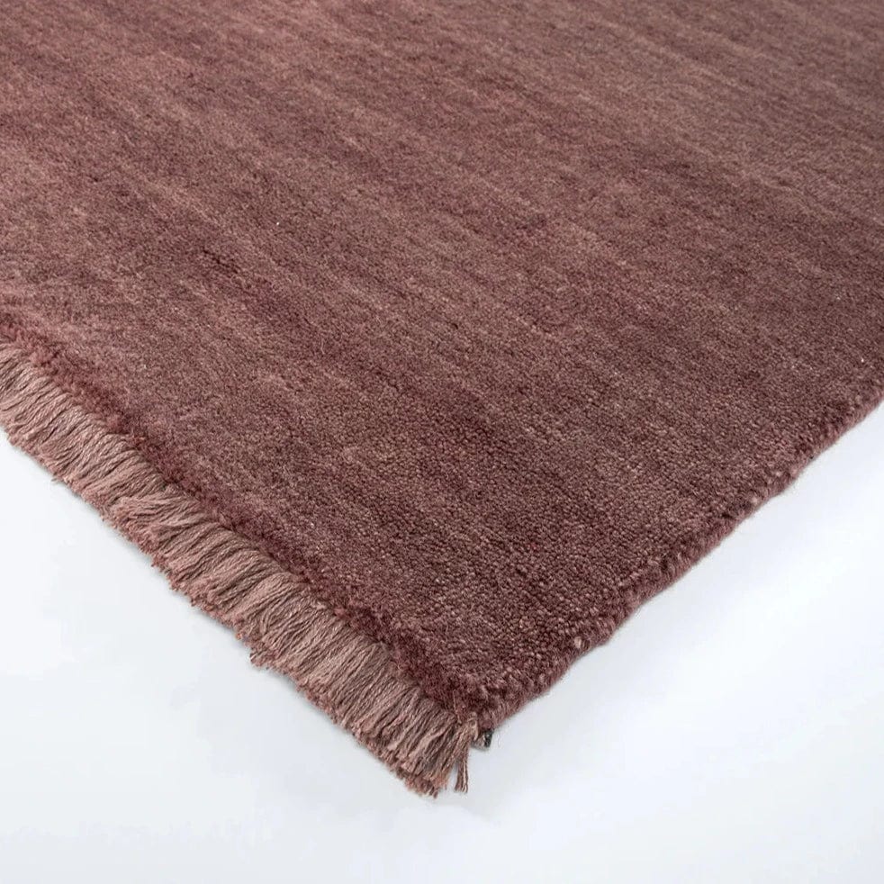 Premium Sandringham Merlot 160x230cm Soft Wool Area Rug - Luxurious Living Room & Bedroom Carpet for Home Decor